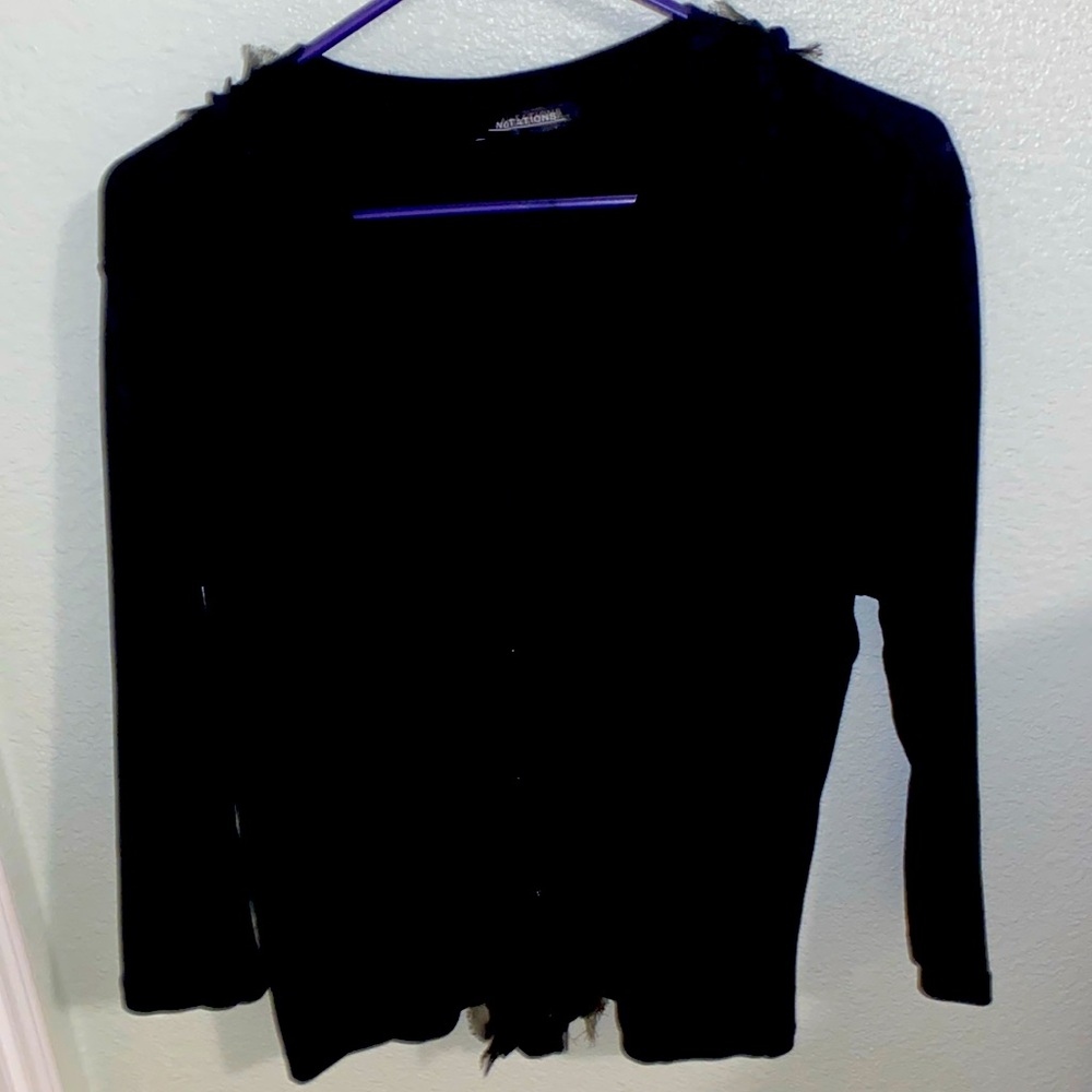 Black dressy sweater